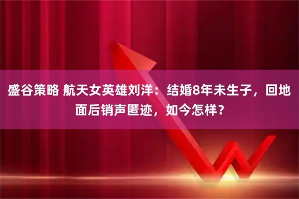 盛谷策略 航天女英雄刘洋：结婚8年未生子，回地面后销声匿迹，如今怎样？